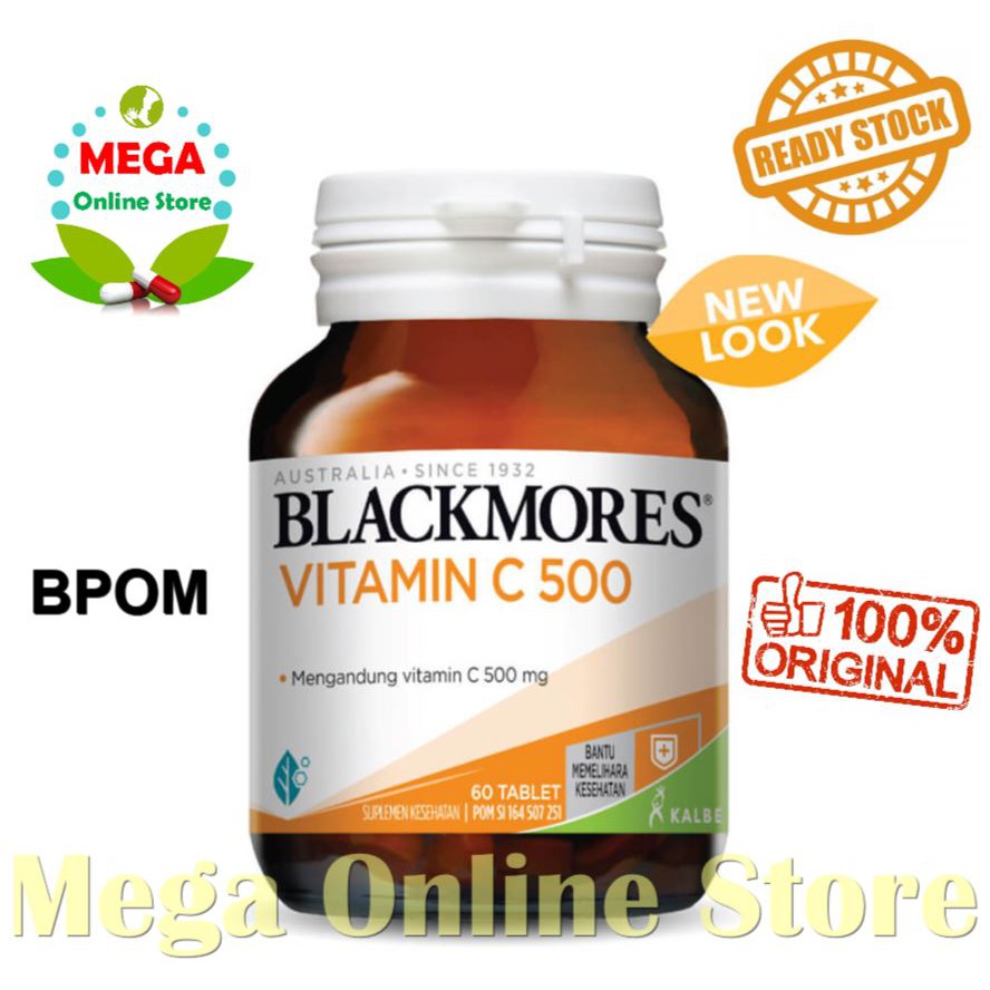 BLACKMORES VITAMIN C 500 mg BPOM KALBE - 60 Tablet