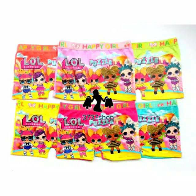 FREYA KIDS  Boxer anak Perempuan Celana dalam anak Perempuan LOL