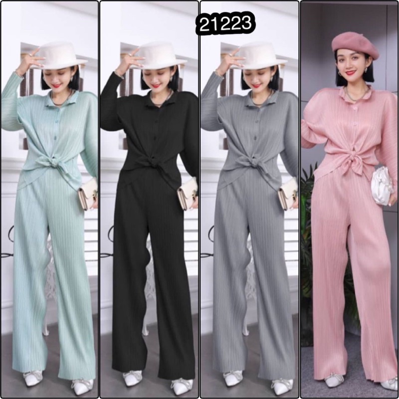 SALE SET PLEATS NAGITA SETELAN PLISKET GIGI
