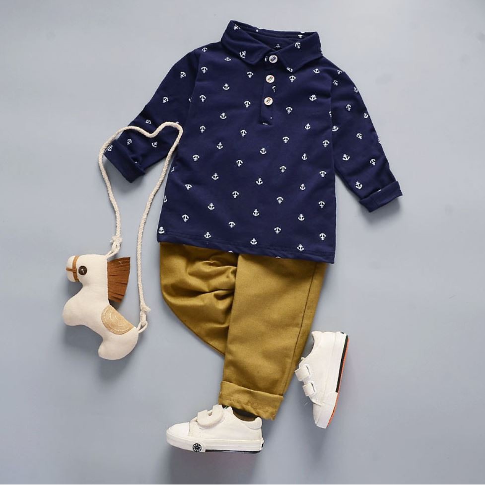 IMP1 KODE E CREAM SAIL POLO / F NAVY