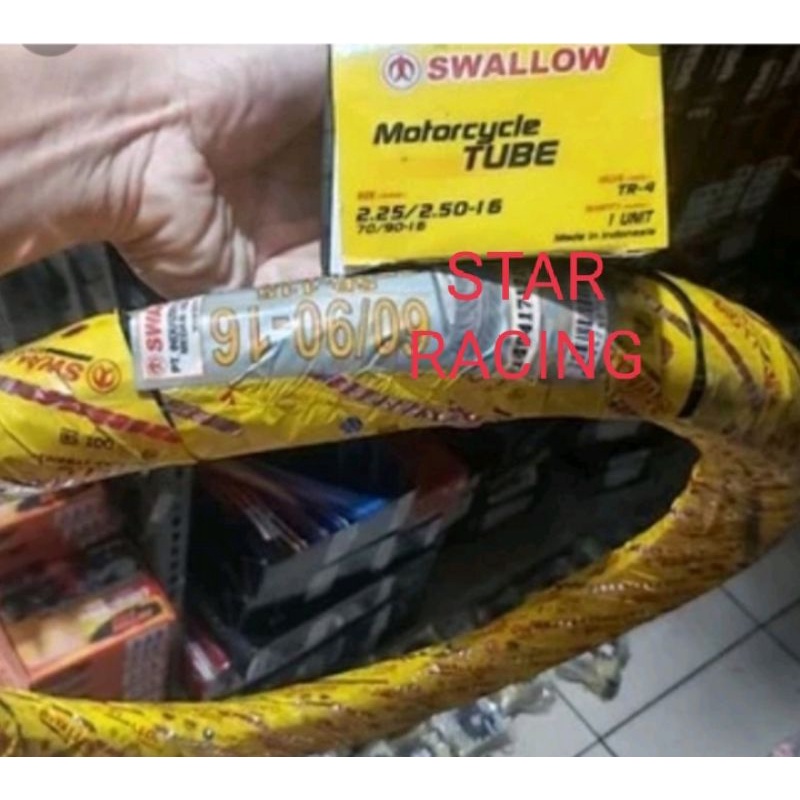 ban swallow 60/90 ring 16 plus ban dalam sepaket swallow