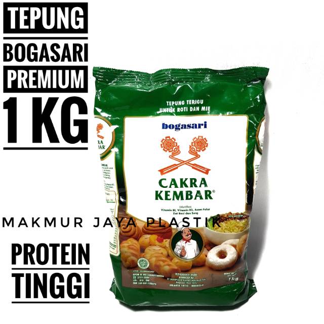 

TEPUNG CAKRA KEMBAR PREMIUM BOGASARI 1 KG