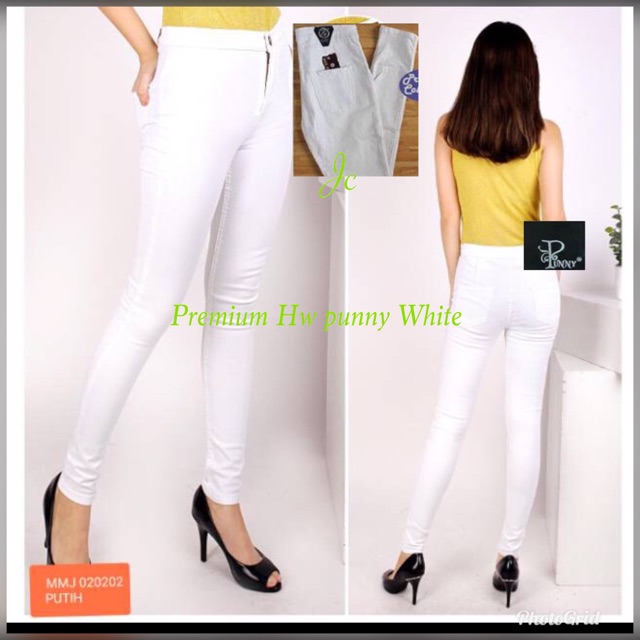 RESTOCK 4wrna GF celana Jeans HW punny / Celana Jeans HIghwaist murah wanita