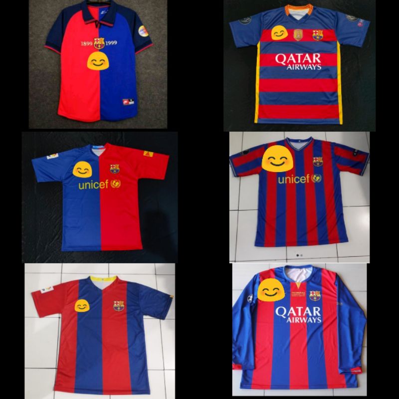 Jersey Barca 1999/2000 Home Retro/Jersey Barca 2006/2007 Home Final UCL/Jersey Barca 2008/2009 Home/