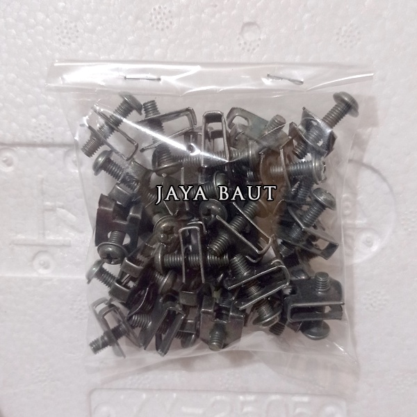 20 Pcs Baut Klip Honda Drat Halus Klip Supra