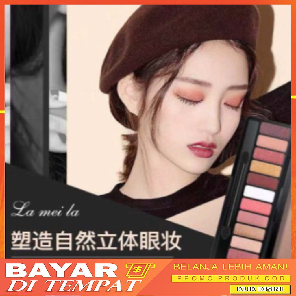 Lameila Eyeshadow Palette 12 Warna DJ 1111