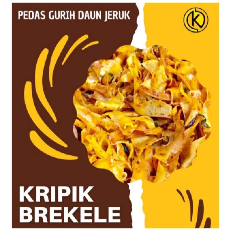 

kripik Brekele Singkong Daun Jeruk Khas Kebumen