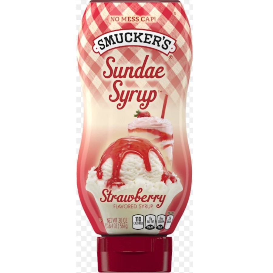 

SMUCKERS Strawberry Sundae Syrup 560g - Topping Dessert Rasa Stroberi