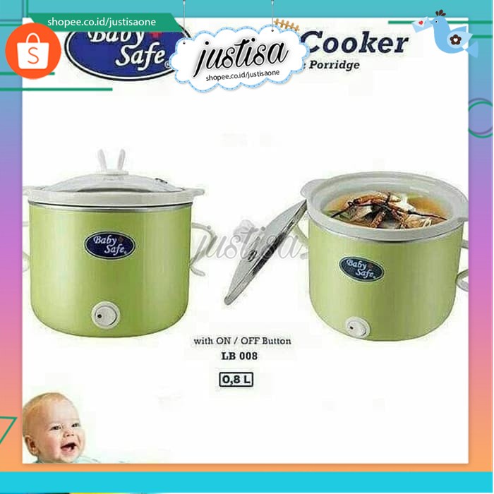 Promo !! SALE  LB008-Baby Safe Digital Slow Cooker Multifungsi  Perlengkapan MPASI