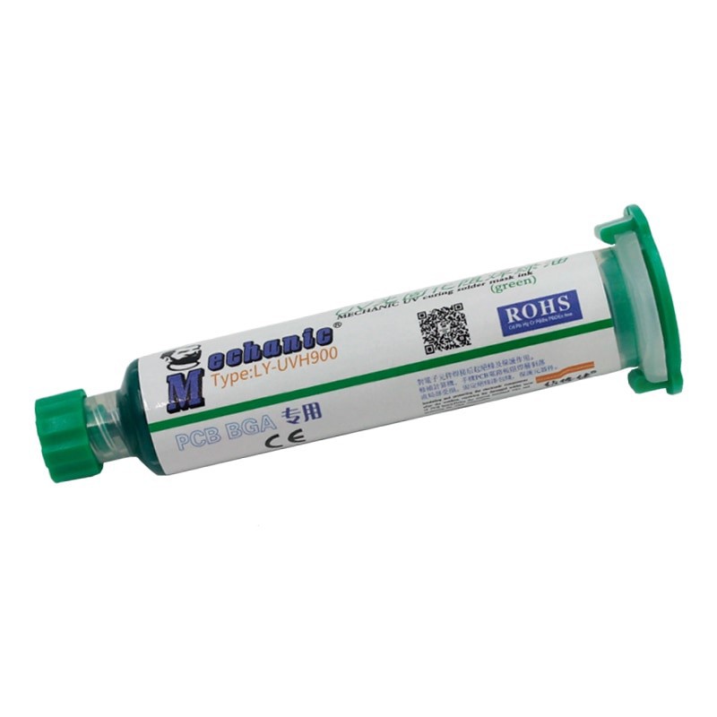 

CATPCB MECHANIC LY-UVH900 10CC GREEN OIL FOR REPARING BOARD TINTA PELINDUNG PCB