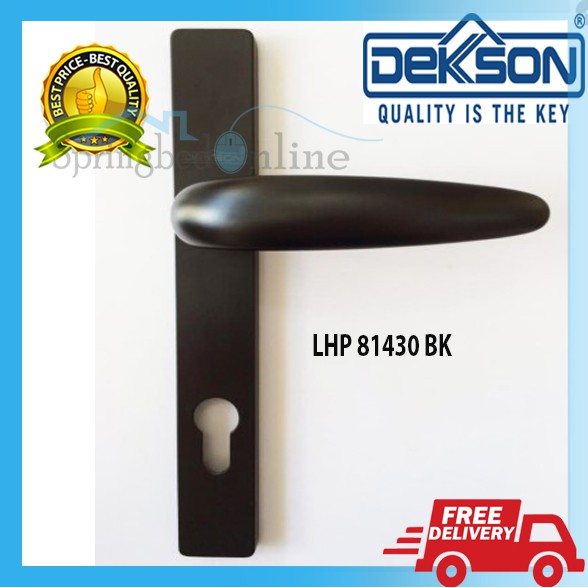 Handle Plate by Dekkson - LHP 81430 BK - Black