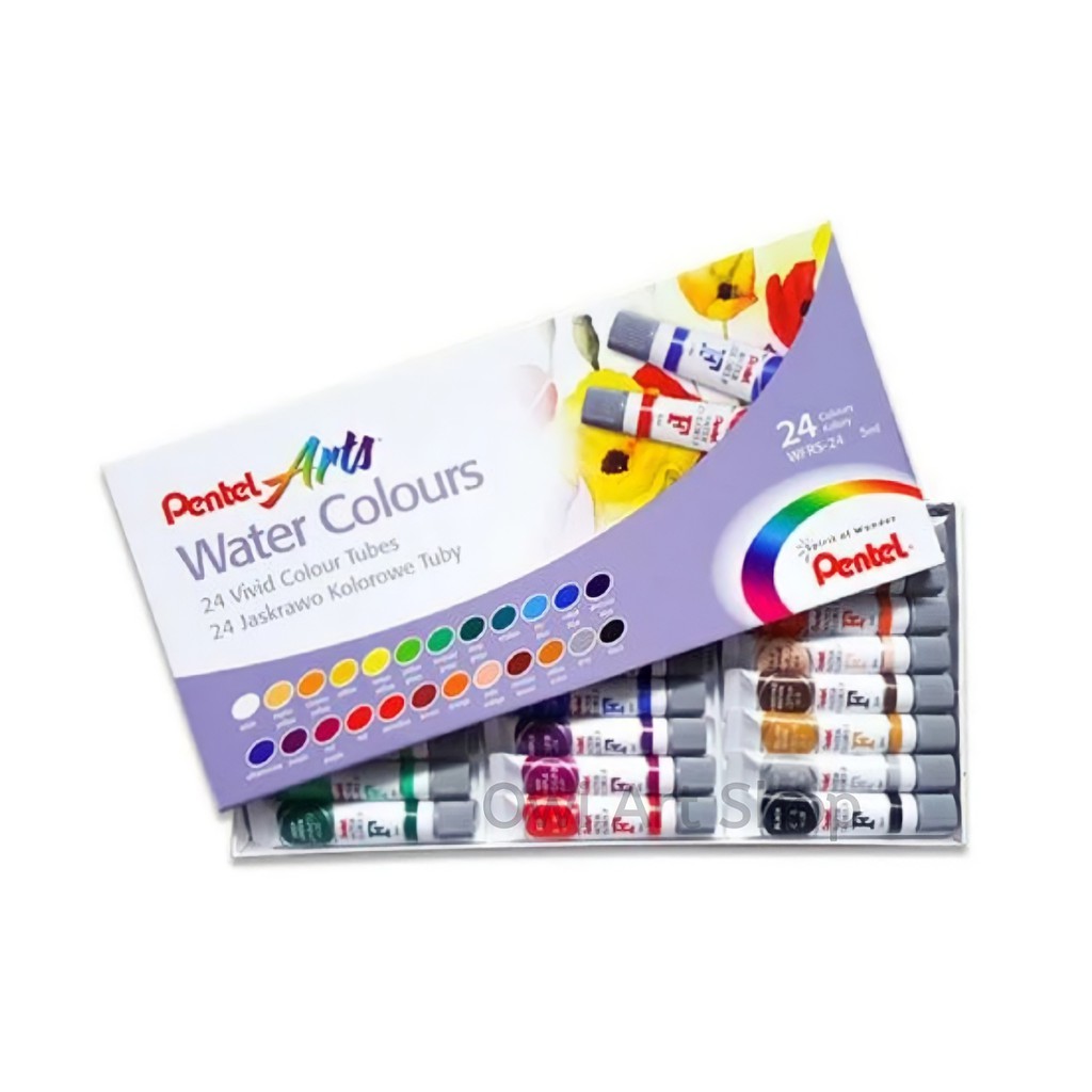 

Cat Air Pentel 24 Warna - Pentel Watercolor Set 24x5ml