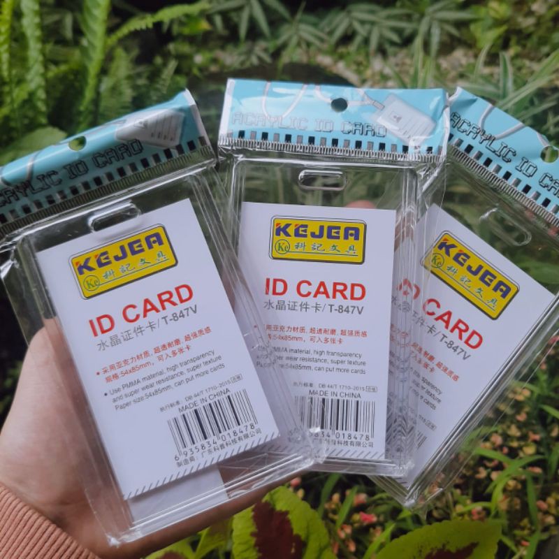 

DIY Id Card Acrylic Potocard Holder