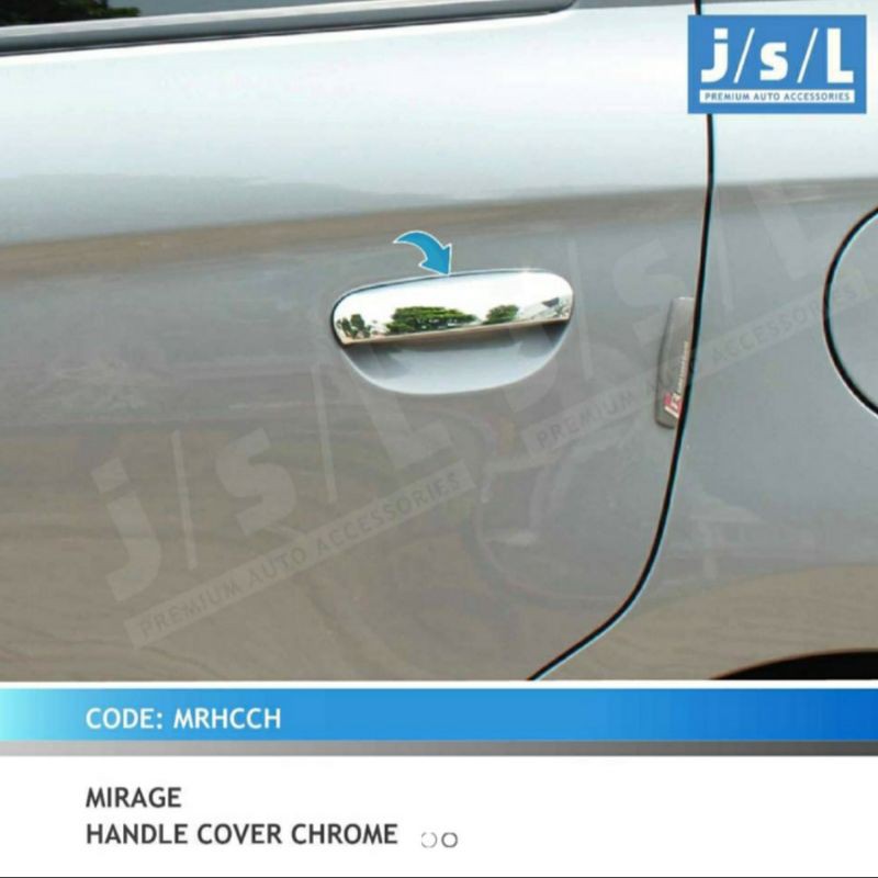 cover handle mobil Mirage chrome 5pc jsl