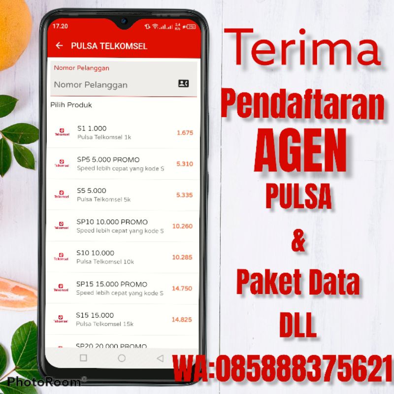 "PROMO" Server pulsa bisa tanpa PC atau hp android full support sampai bisa transaksi