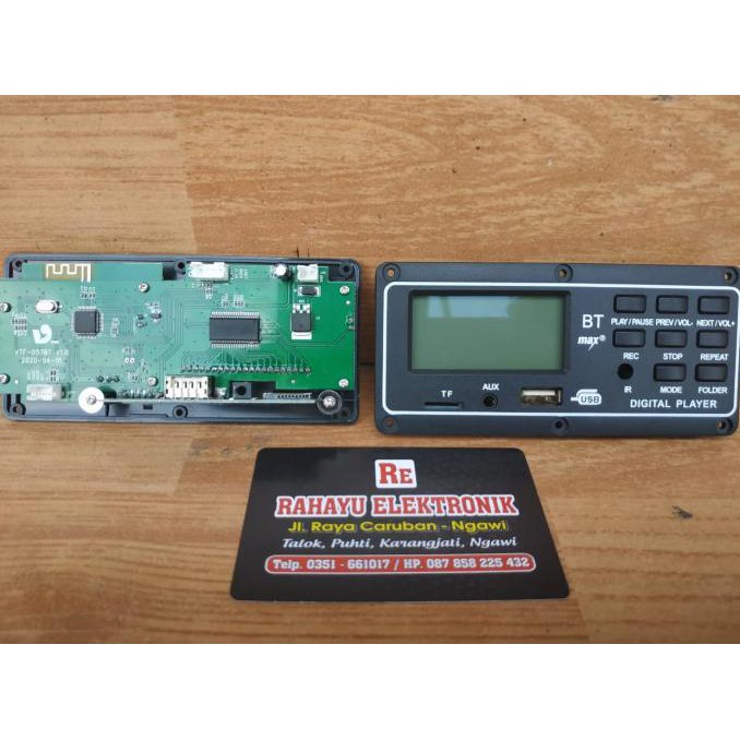 KIT MODUL MP3 PLUS BLUETOOTH MAX + LCD 12V | TOP BRAND 