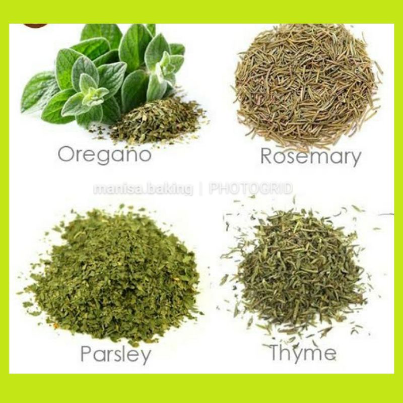 

OREGANO PARSLEY 25 GR REMPAH KERING REMPAH BARAT