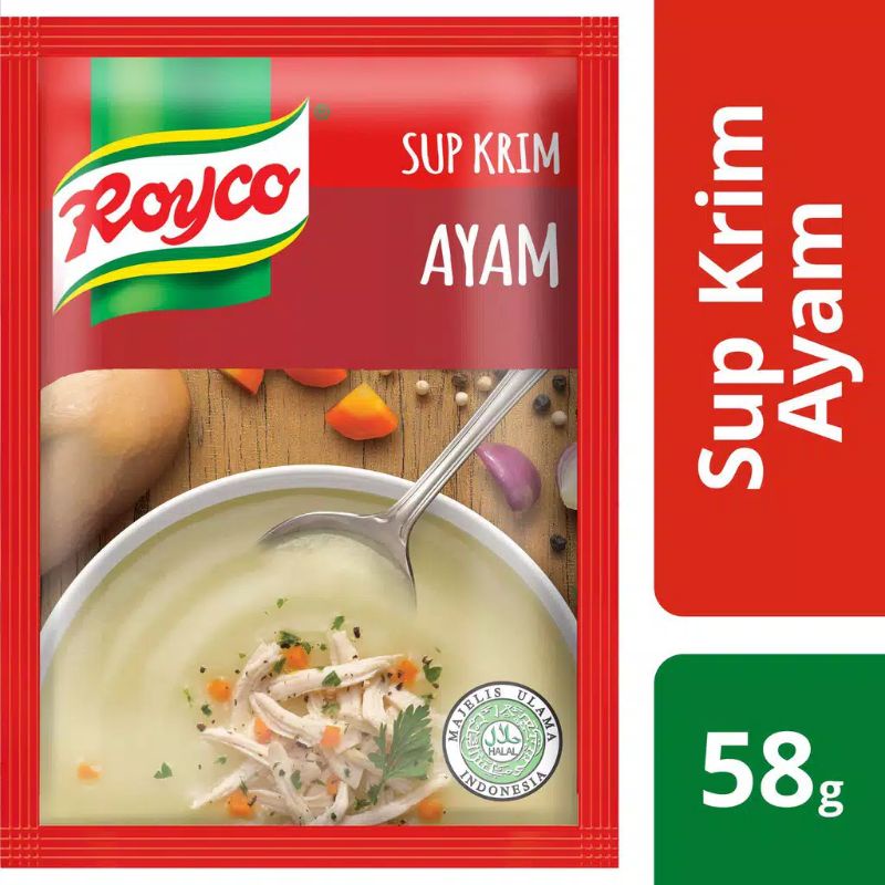 Royco Cream of Chicken 58g sup krim ayam