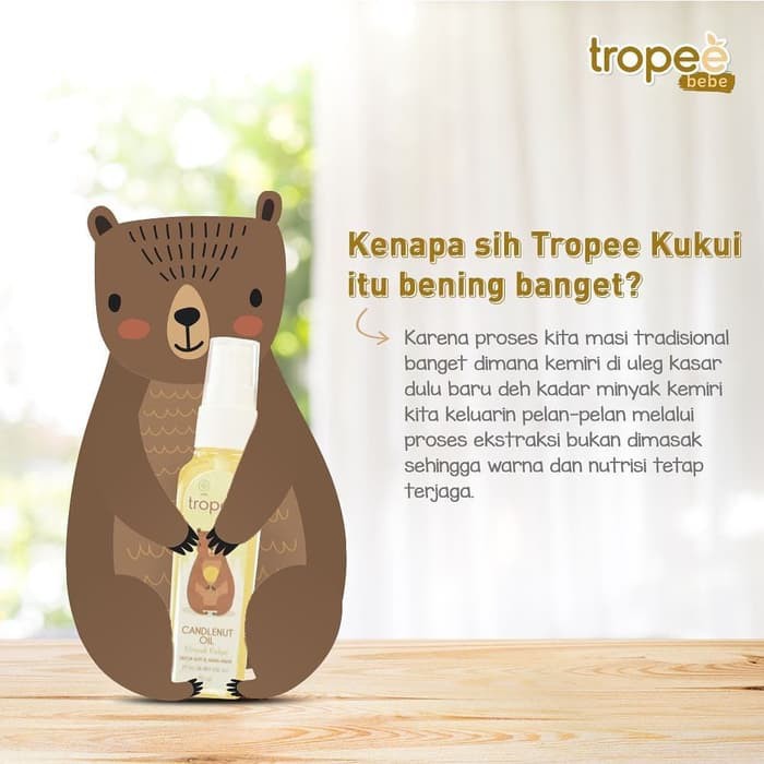 Makassar ! Tropee Bebe Candlenut Oil - Minyak Kemiri 100 ML