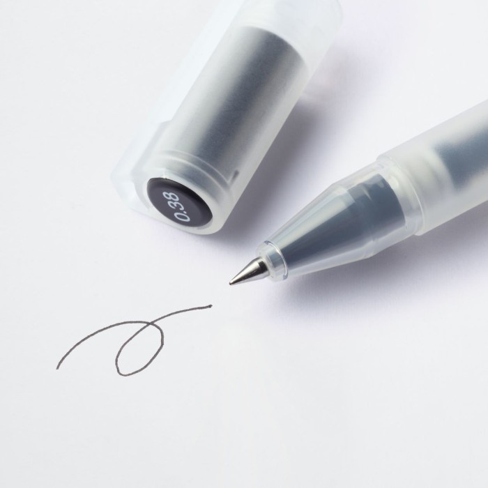 

Buruan Pulpen Gel Ink Ballpoint Pen Bolpoin Gel Muji Black Trendi