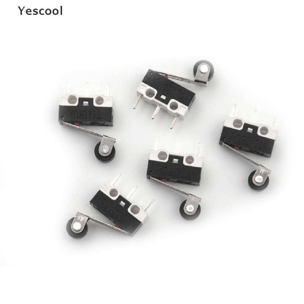 Yescool 5Pcs Saklar Aktuator Mikro Mini Ultra Mini Dengan Sub Switch