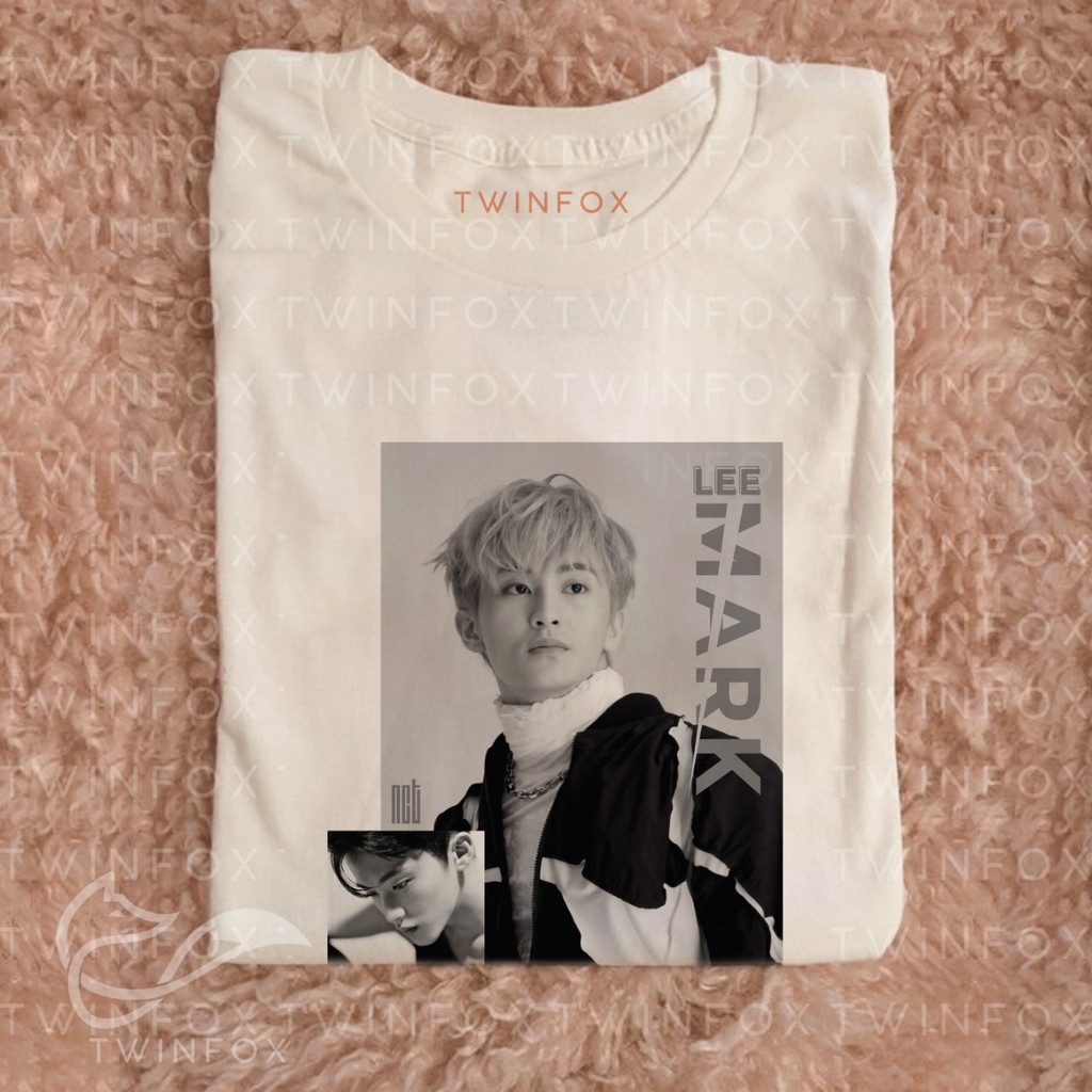 Kaos Kpop Unisex NCT Mark Black and White