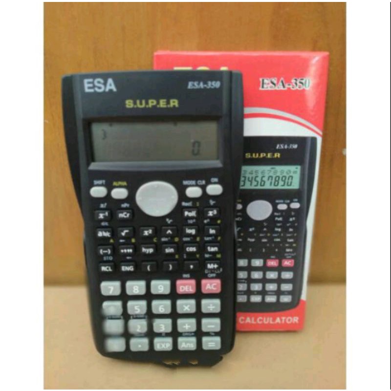 

KALKULATOR Scientific ESA 350 SIN COS TAN