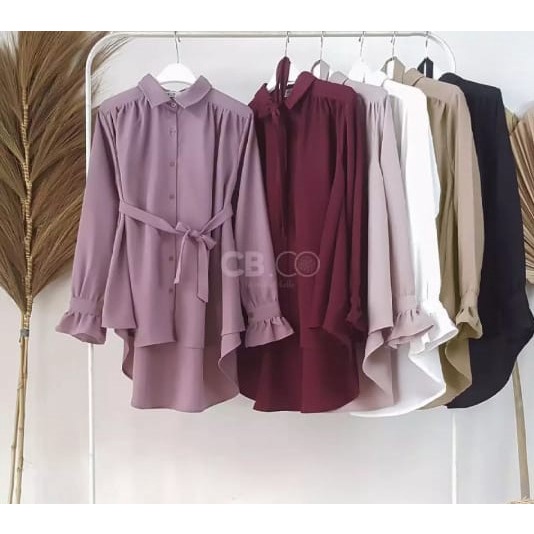 MIRA BLOUSE / BLOUSE WANITA / ATASAN WANITA / BLOUSE MOCREPE