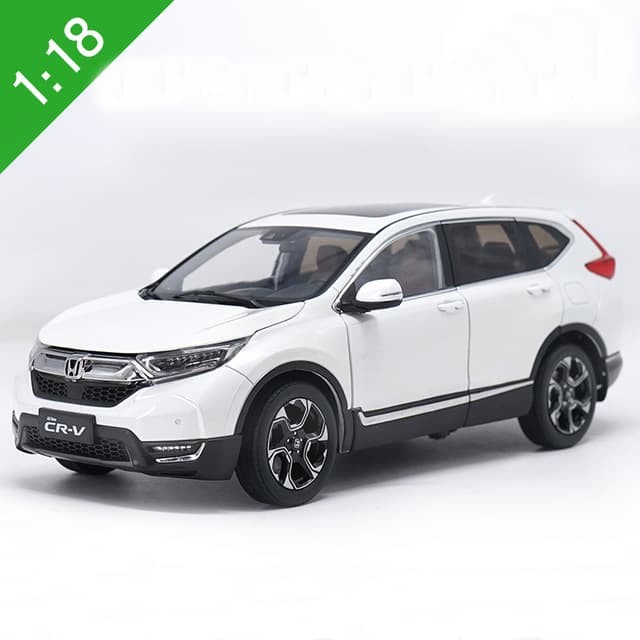 HONDA CRV TURBO WHITE DIECAST MOBIL MINIATUR SKALA 1 18