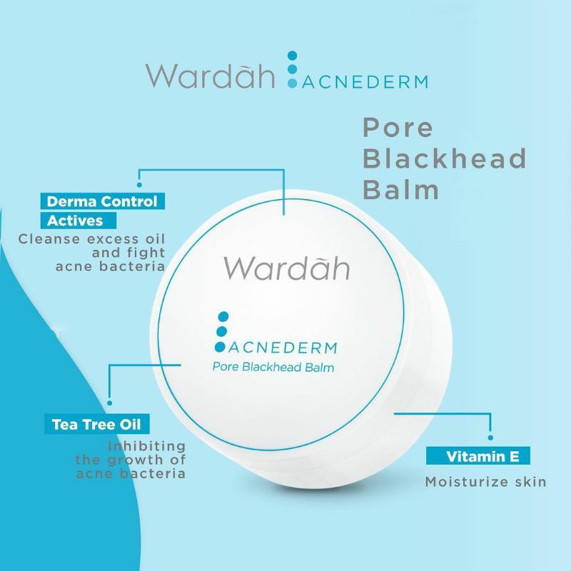 wardah acnederm pore blackhead balm