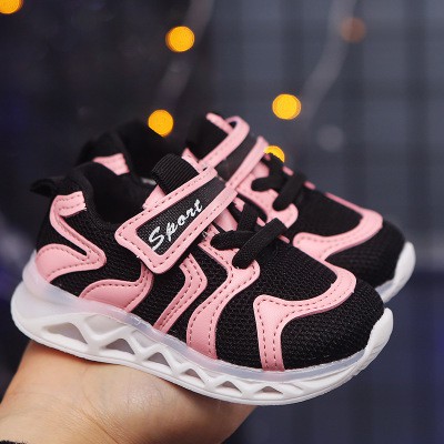 [BISA COD] SEPATU LED ANAK - SEPATU LED - SEPATU ANAK LED - SNEAKERS ANAK MOTIF ZEBRA