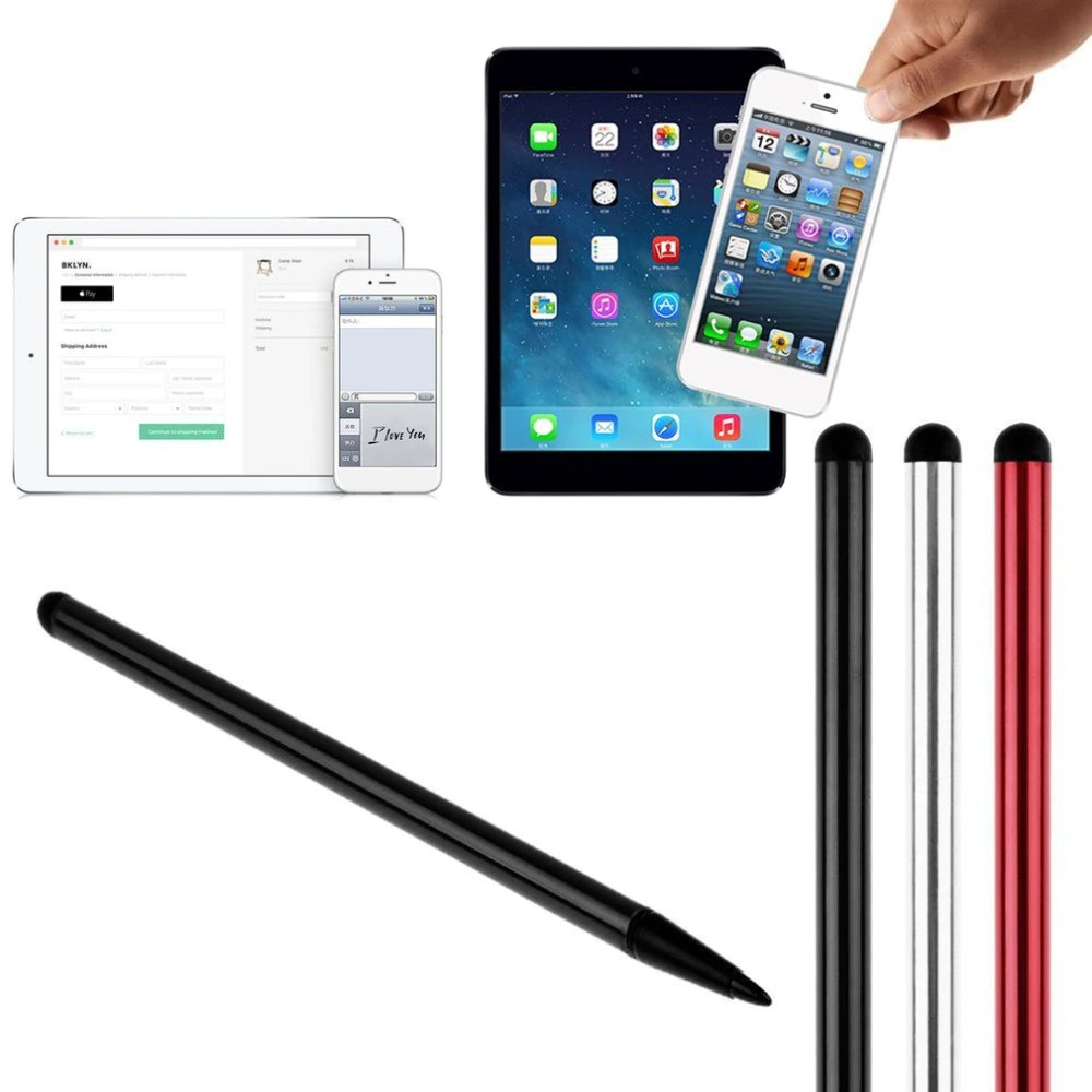 Stylus Pen Capacitive Touch Screen Android Universal 2 In 1 Pulpen Layar Sentuh Hp Tablet Android Ios