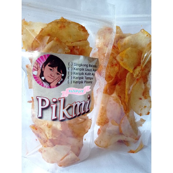 

[PROMO] Pikmi Keripik Singkong / Kripik Balado / PEDESnya Gremet 500gram