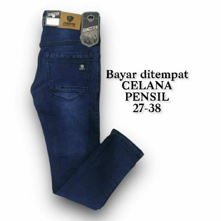 CELANA PANJANG PRIA JEANS PENSIL STRAIGHT JEANS MELAR TERBARU