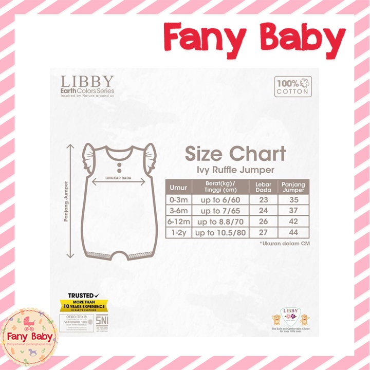 LIBBY JUMPER SEGI 4 IVY RUFFLE COTTON