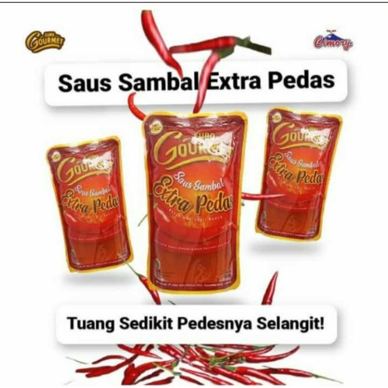 

Gourmet Saus Sambal Extra Pedas/Gourmet Cheese Saus 500gr