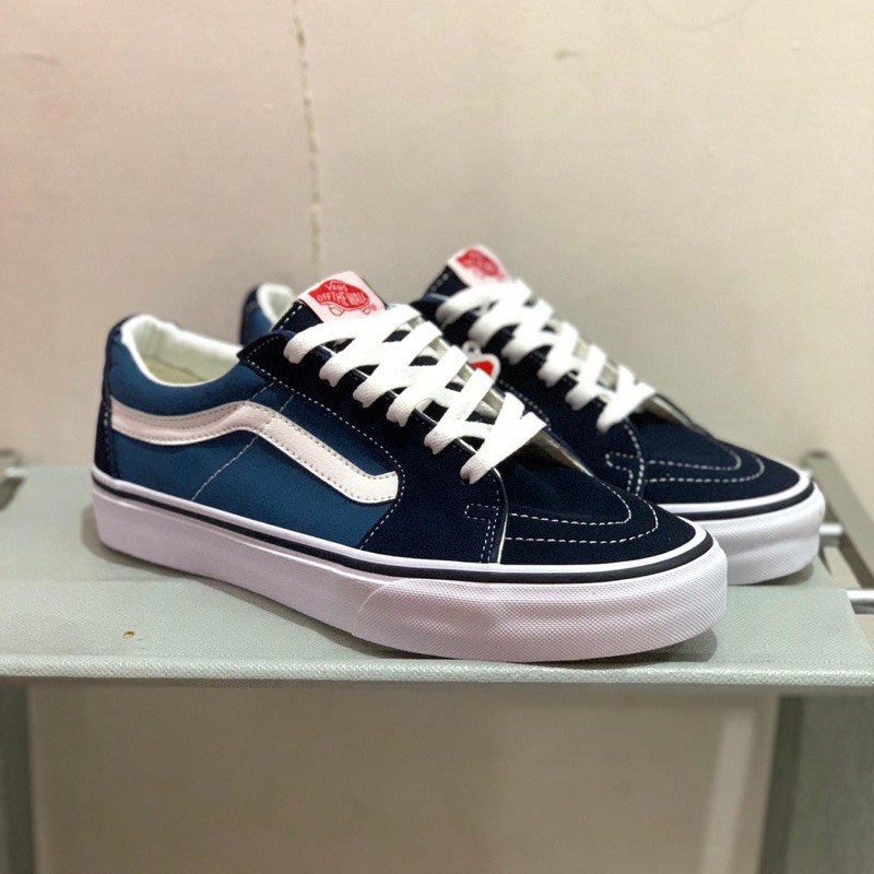 VANS SK8-LOW BLUE TRUE WHITE ORIGINAL 100%