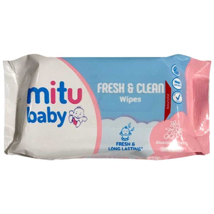 Mitu Baby Pack Regular Pink 20'S