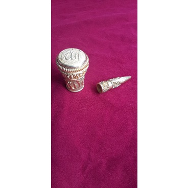 kepala tongkat komando motif Lafadz Allah