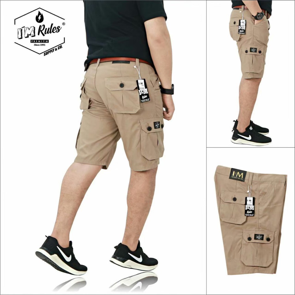 Celana Cargo Pendek Original I'M Rules Celana Cargo Pendek Pria