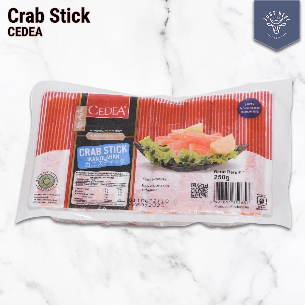 

Cedea Crab Stick / SEAFOOD OLAHAN - 250 Gr