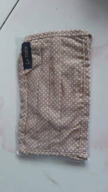 MASKER POLKADOT KATUN JEPANG TALI By LaTisza hijab