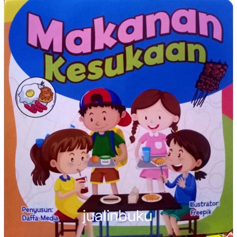 Boardbook Balita Makanan Kesukaan - Daffa Media