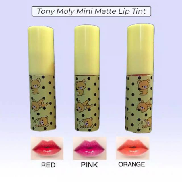 [Per Pcs] Sasimi Tony Moly Mini Lip Tint - Liptint Mini Sasimi