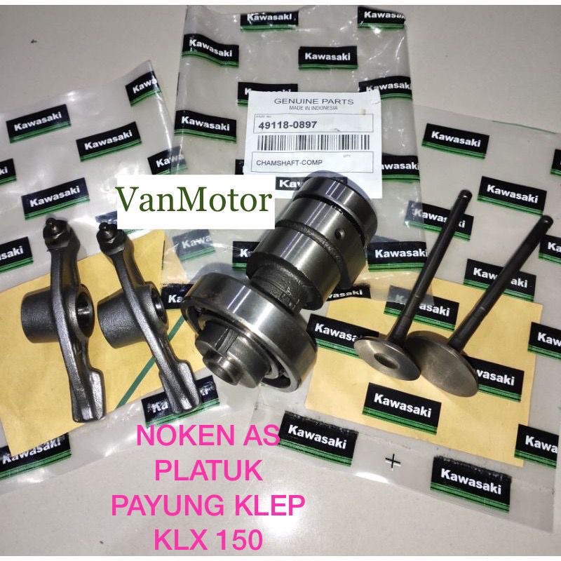 NOKEN AS SET PLATUK PELATUK PAYUNG KLEP KLX 150 KAWASAKI