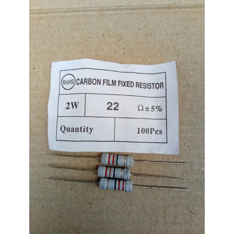 Resistor 22 Ohm 2 watt 50pcs