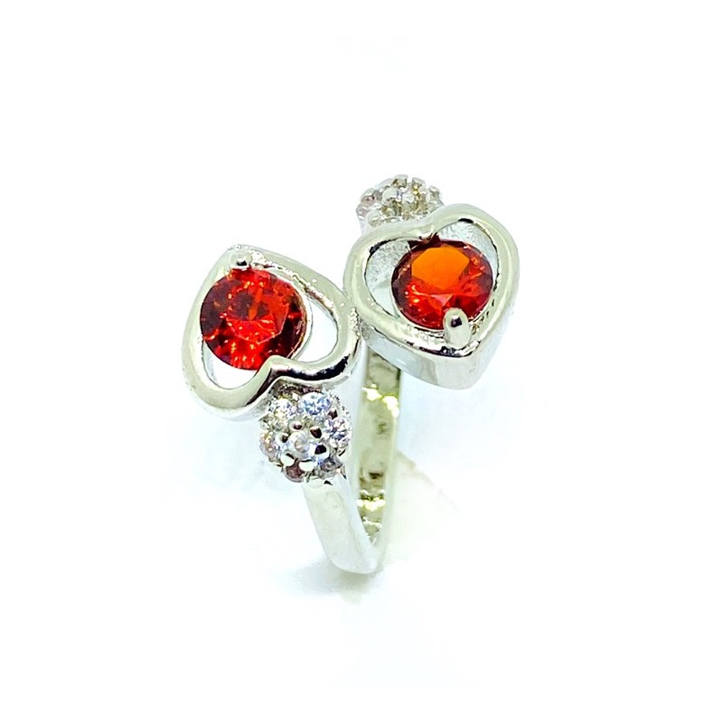 cincin wanita // cincin permata warna //cincin mode love //perhiasan...