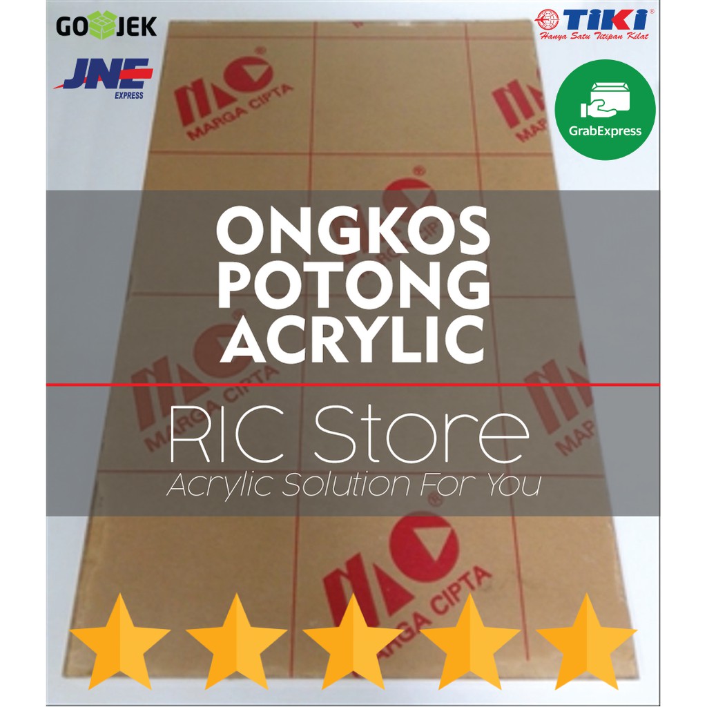 

Ongkos Potong Acrylic / Akrilik