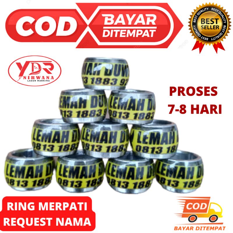 RING MERPATI BAJA DONAT PRINT RING DARA GELANG DARA GELANG MERPATI
