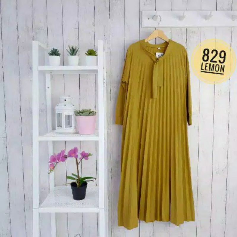 GAMIS PLISKET ANAK PITA TALI/GAMIS ANAK MAXY TALI